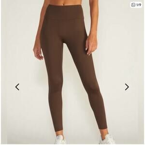 Bylt Premium Basics Women's Pull-On Leggings Athleisure Coffee Brown Size‎ XS